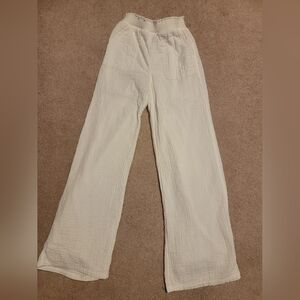 Double Lined White Pants